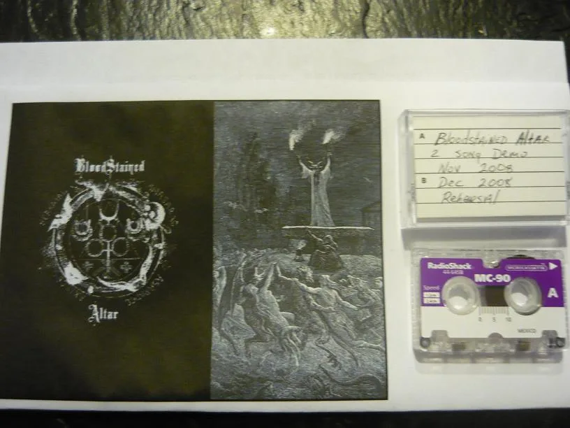 Bloodstained Altar rehearsal demo cover
