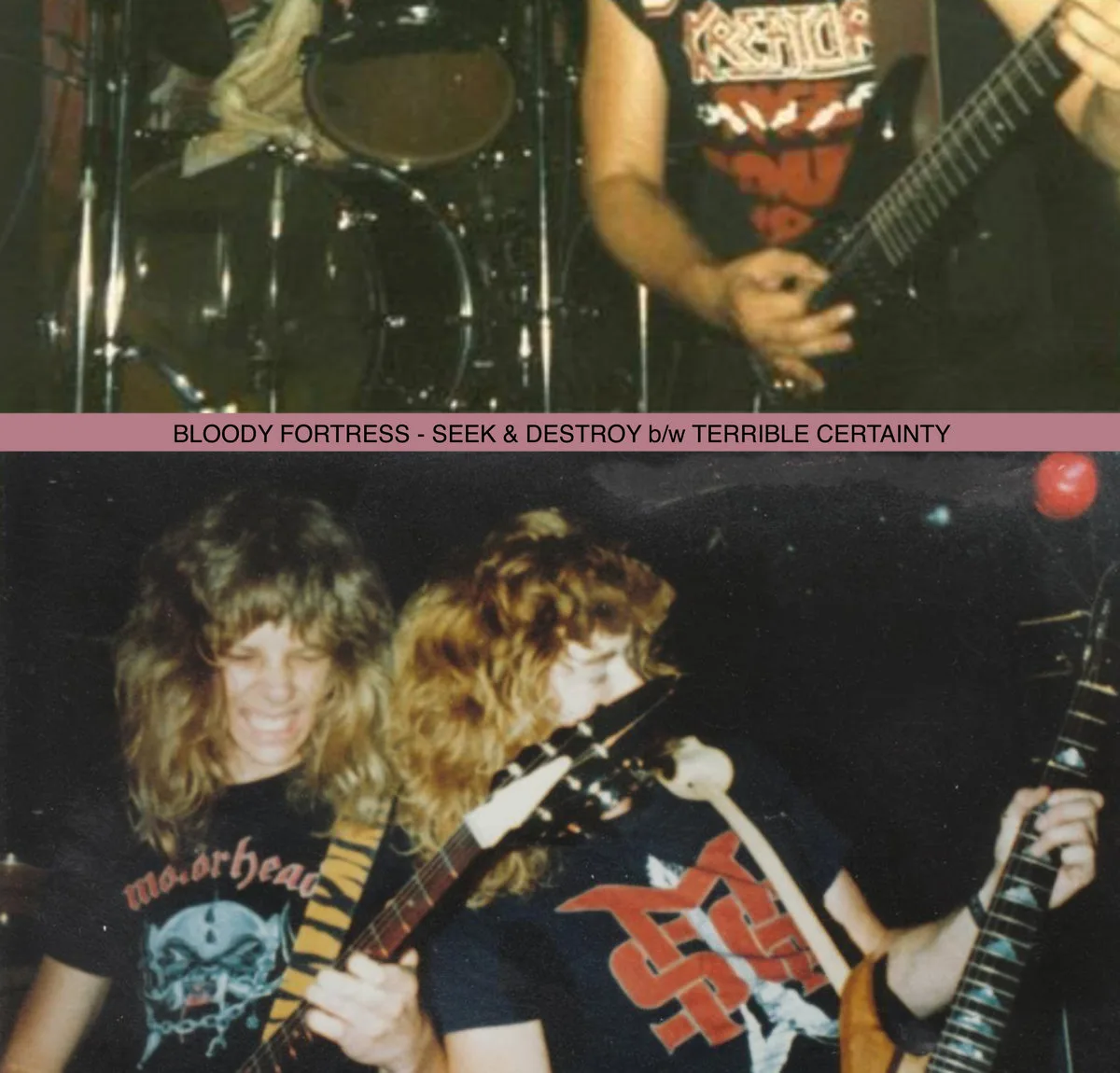 Seek & Destroy b/w Terrible Certainty cover