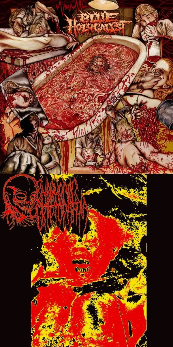 Blue Holocaust / Embryonic Cryptopathia cover