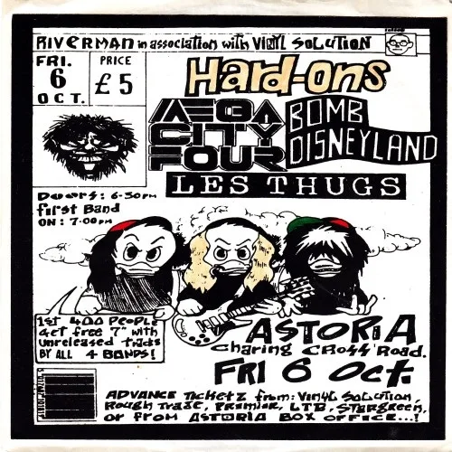 Mega City Four / Les Thugs / Hard-Ons / Bomb Disneyland cover