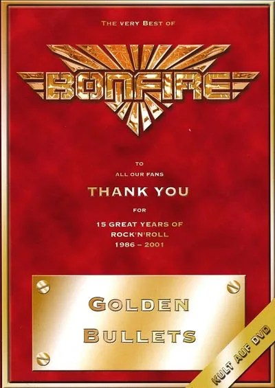 Golden Bullets (The Very Best of Bonfire) cover