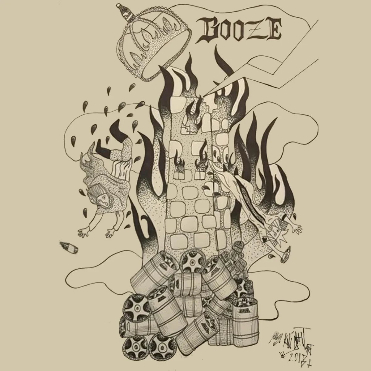Booze Demo cover