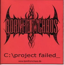 Project Failed cover