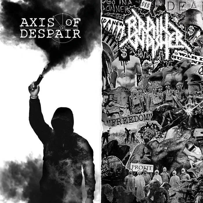 Axis of Despair / Brainwasher cover