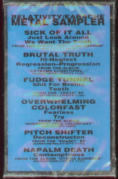 Relativity / Earache Metal Sampler cover