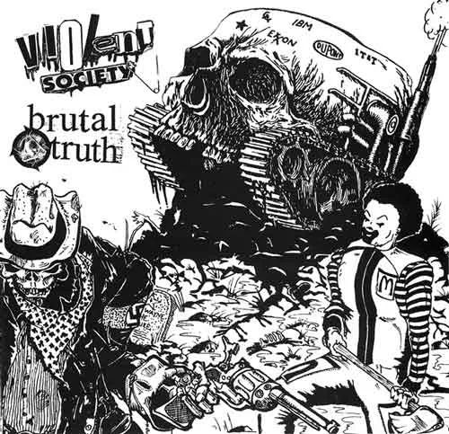 Brutal Truth / Violent Society cover
