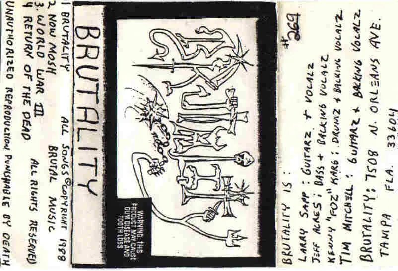 Brutality Version 2 cover
