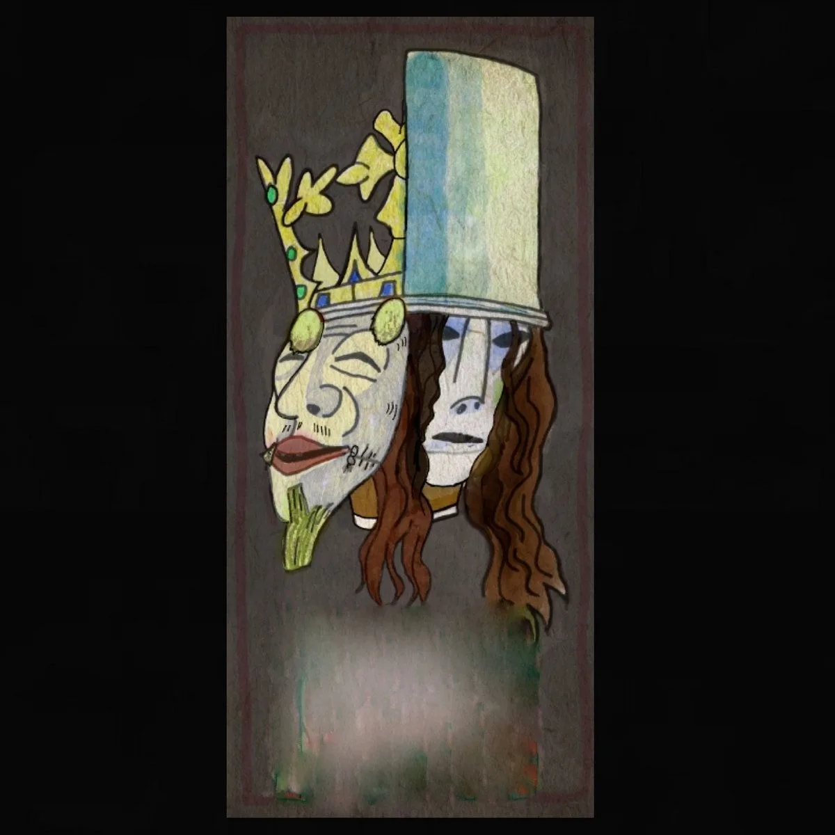 Musical Alchemy with Red Sulphur and Buckethead Lunar Landscape cover