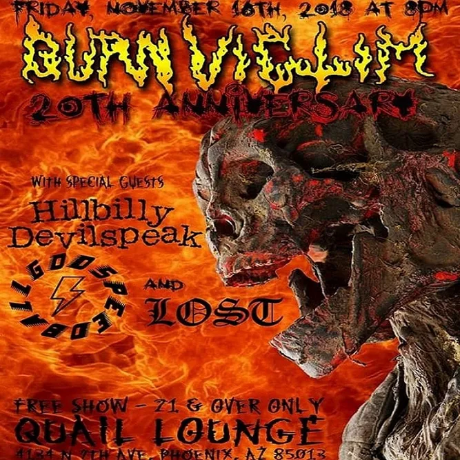 20 Year Anniversary Live at the Quail Lounge cover