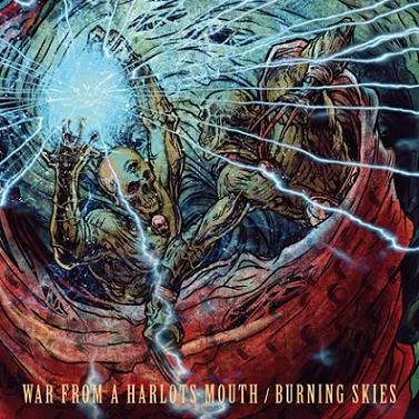 War from a Harlots Mouth / Burning Skies cover