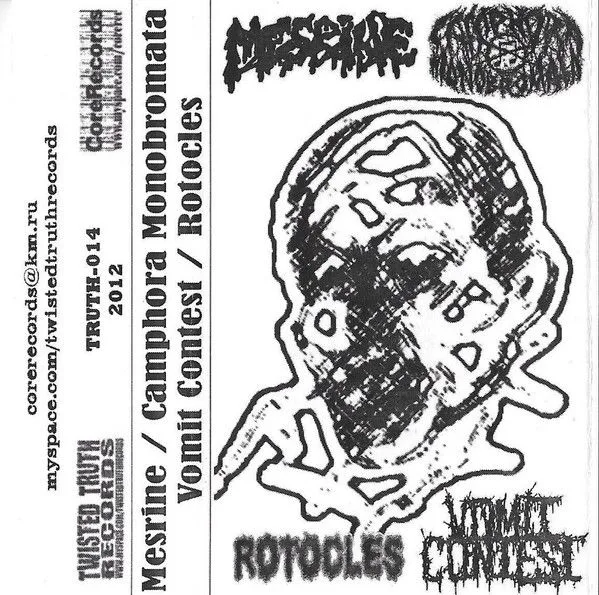 Mesrine / Camphora Monobromata / Vomit Contest / Rotocles cover