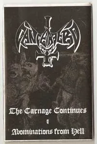 The Carnage Continues / Abominations from Hell cover