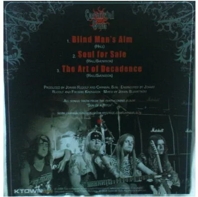 Three track sample CD cover