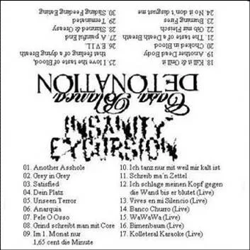 Insanity Excursion / Casa Blanca Detonation cover