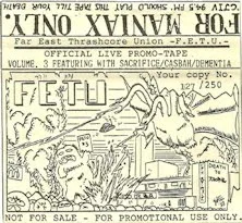 F.E.T.U. Split Tape Vol. 3 cover