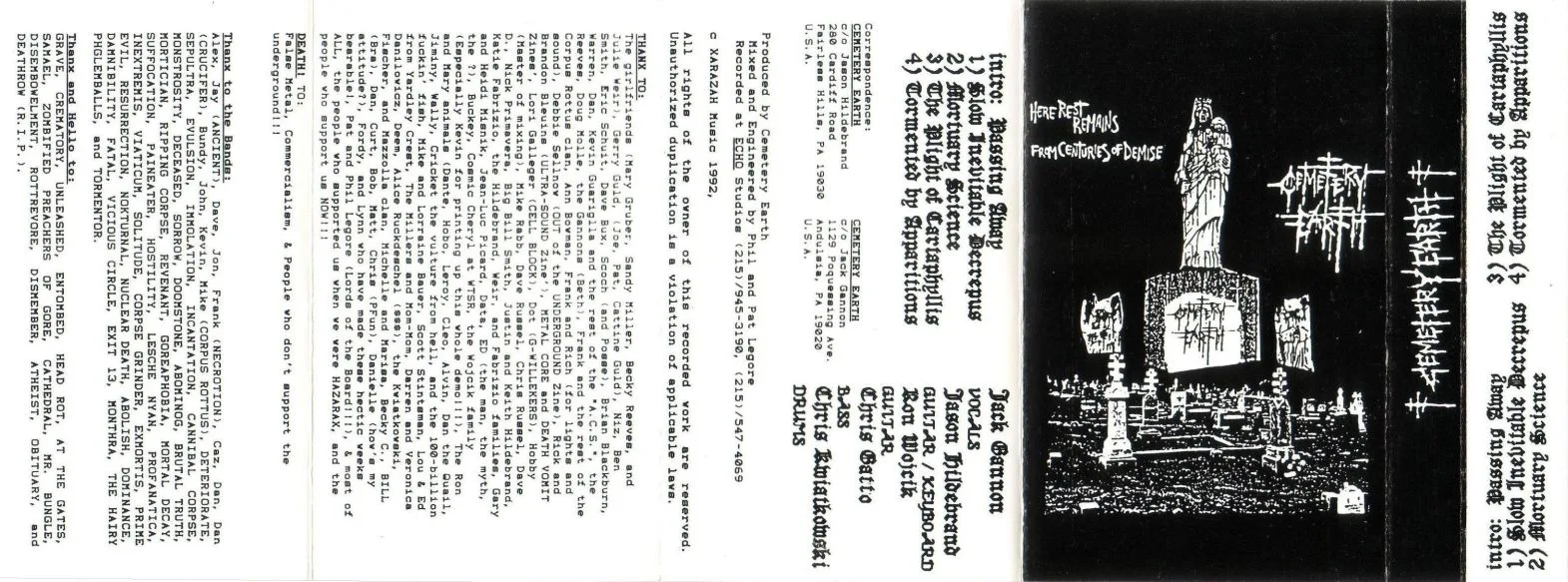 Here Rest Remains from Centuries of Demise cover
