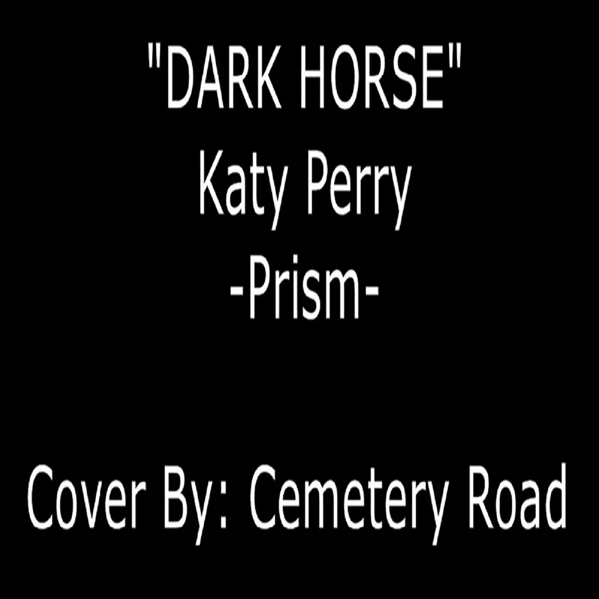 Dark Horse cover