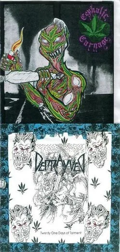 Cephalic Carnage / Deprayved cover