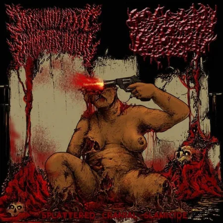 Splattered Cranial Slamicide cover