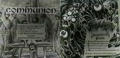 Communion / Sepulchral cover