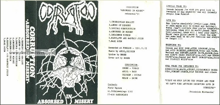 Absorbed in Misery cover