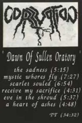 Dawn of Sullen Oratory cover