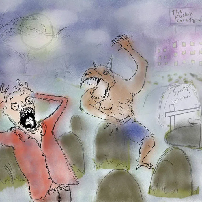 Scared by a Werewolf cover