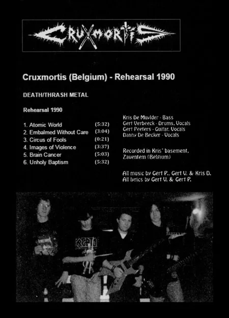 Rehearsal Tape 1990 cover