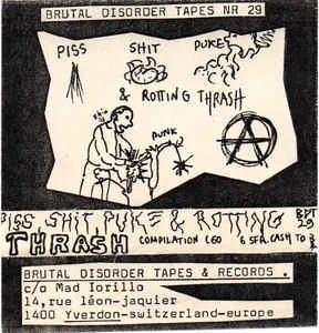 Piss Shit Puke & Rotting Thrash cover