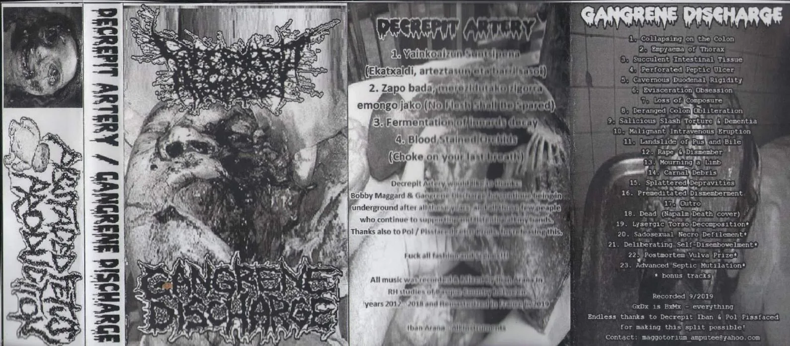 Decrepit Artery / Gangrene Discharge cover