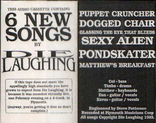 6 New Songs by Die Laughing cover
