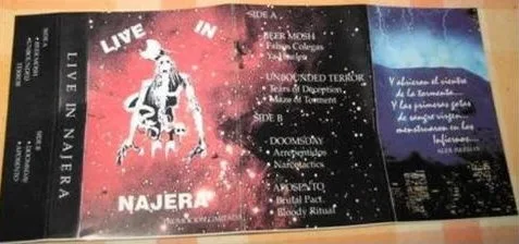Live in Najera cover