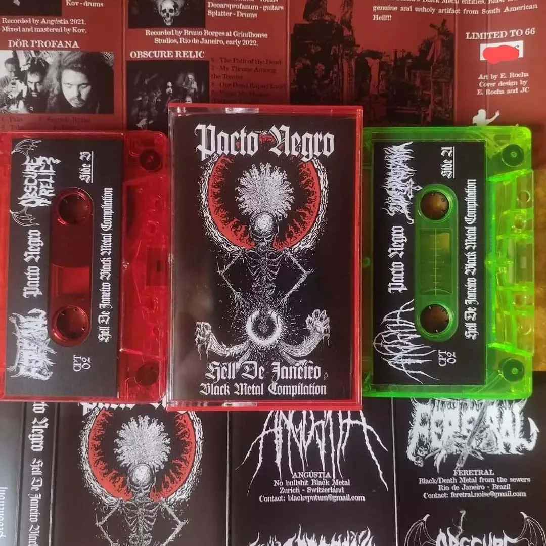 Pacto Negro - Hell de Janeiro Black Metal Compilation cover