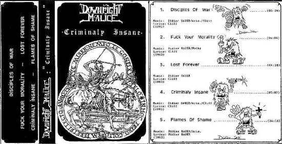 Criminally Insane cover