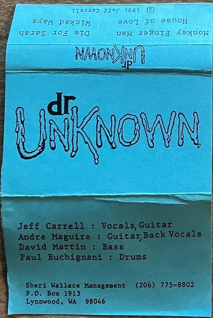 Dr. Unknown cover