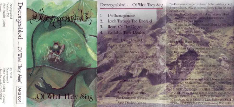 ...of What They Sing cover