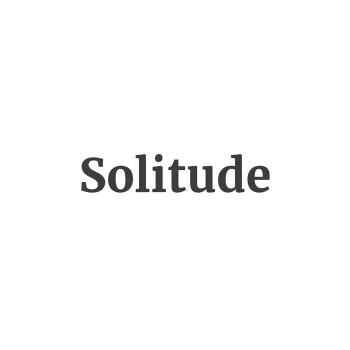 Solitude cover