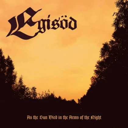 As the Sun Died in the Arms of the Night cover