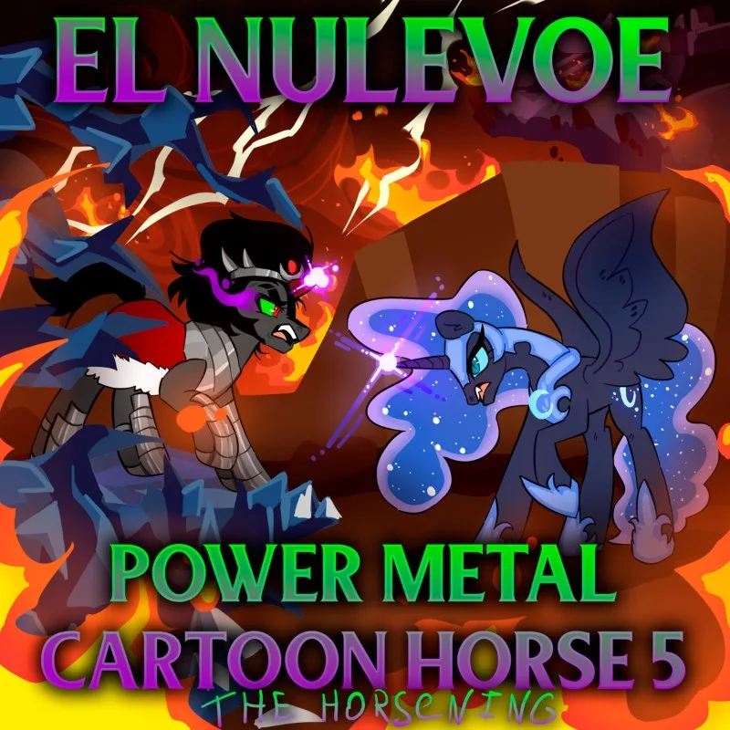 Power Metal Cartoon Horse 5: The Horsening cover