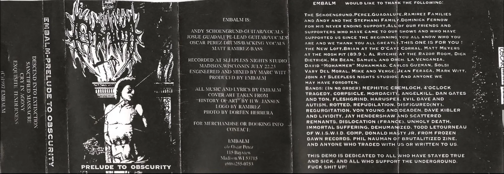 Prelude to Obscurity cover