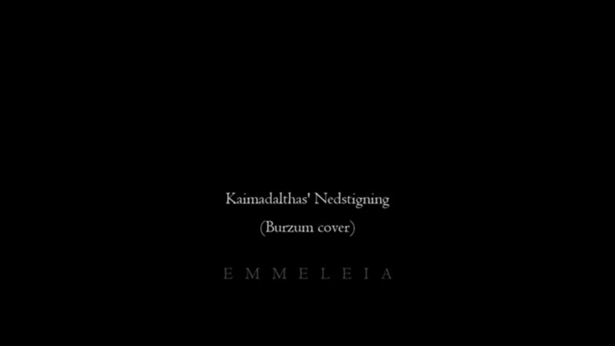 Kaimadalthas' Nedstigning (Burzum cover) cover