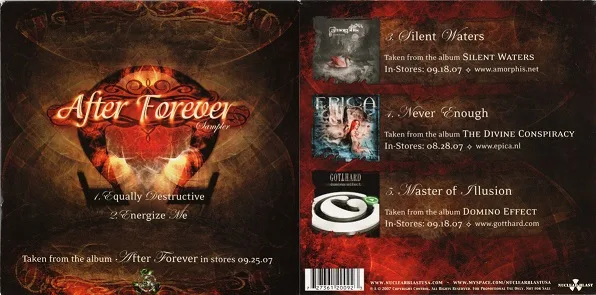 After Forever / Amorphis / Epica / Gotthard cover