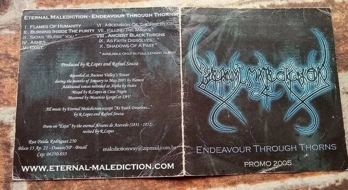 Endeavour Through Thorns Promo 2005 cover