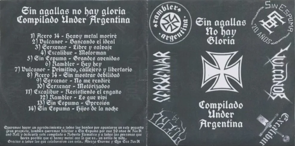 Sin agallas no hay gloria - Compilado under Argentino cover