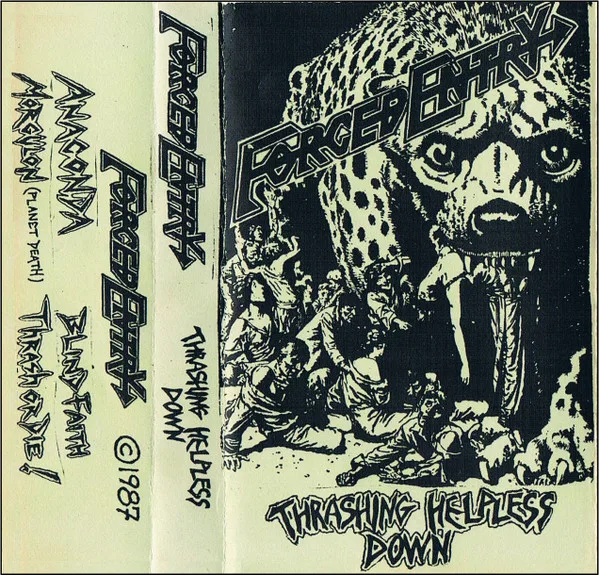Thrashing Helpless Down cover