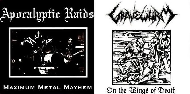 Maximum Metal Mayhem / On the Wings of Death cover