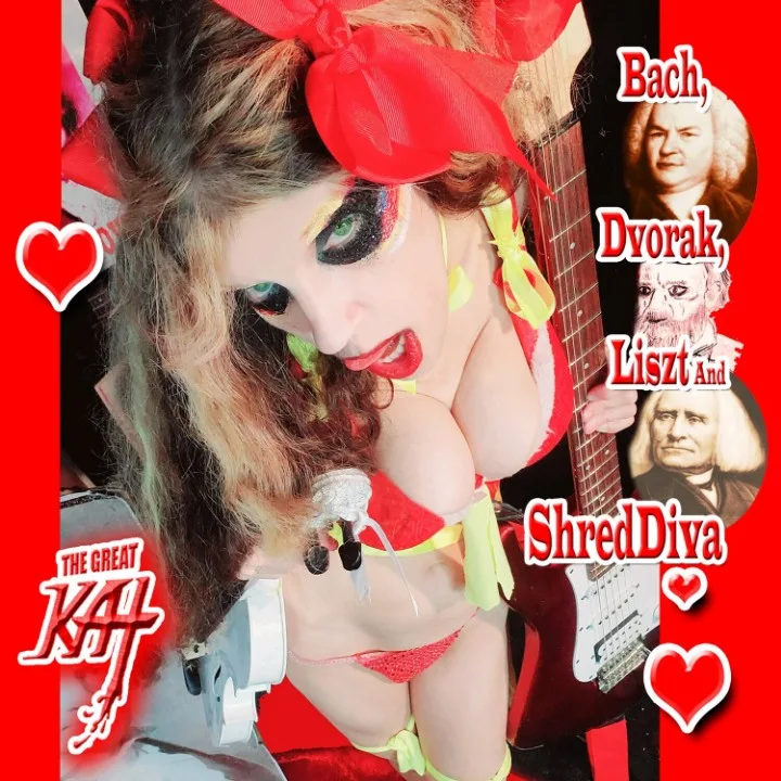 Bach, Dvorak, Liszt and Shreddiva cover