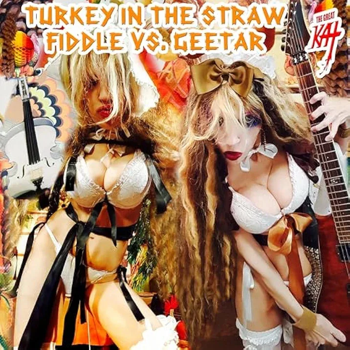 Turkey In The Straw Fiddle VS. Geetar cover