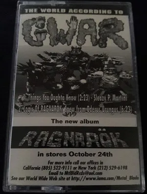 The World According to GWAR cover