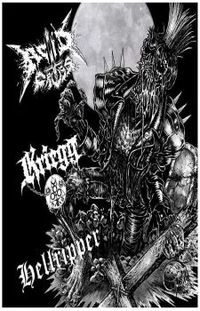 Acid Cross / Kriegg / Hellripper cover